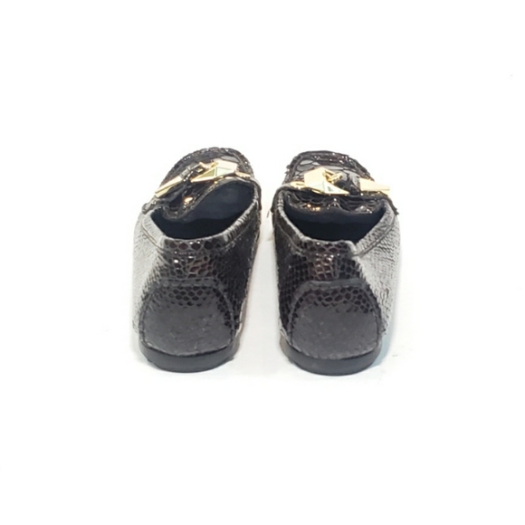 Stuart Weitzman Loafers Flats Patent Leather Snake - Picture 6 of 10